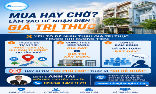 Mua hay chờ? Làm sao để nhận diện GIÁ TRỊ THỰC